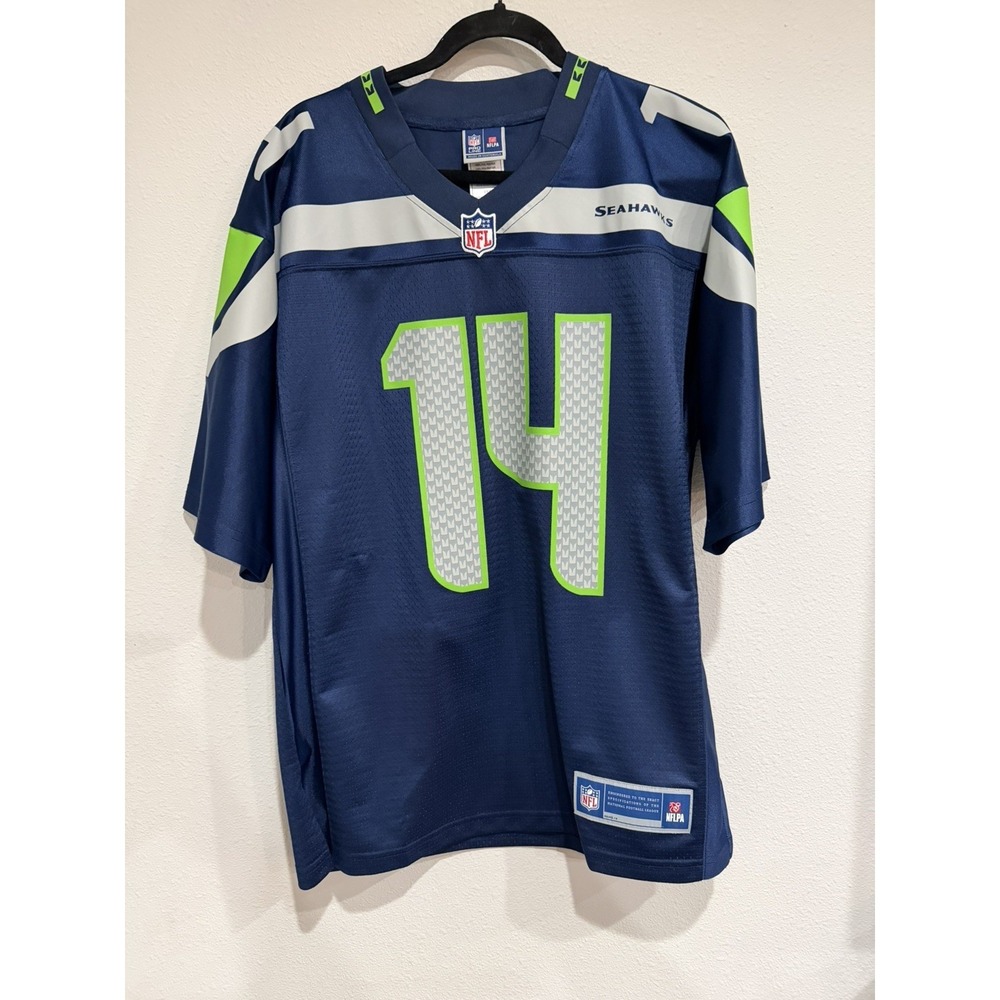 Seattle Seahawks  DK Metcalf Jersey- Blue NFL‎ Pro-Line Football Size Medium